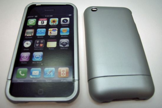 Crystal Case für Apple iPhone 3G / 3Gs in Titan Silber