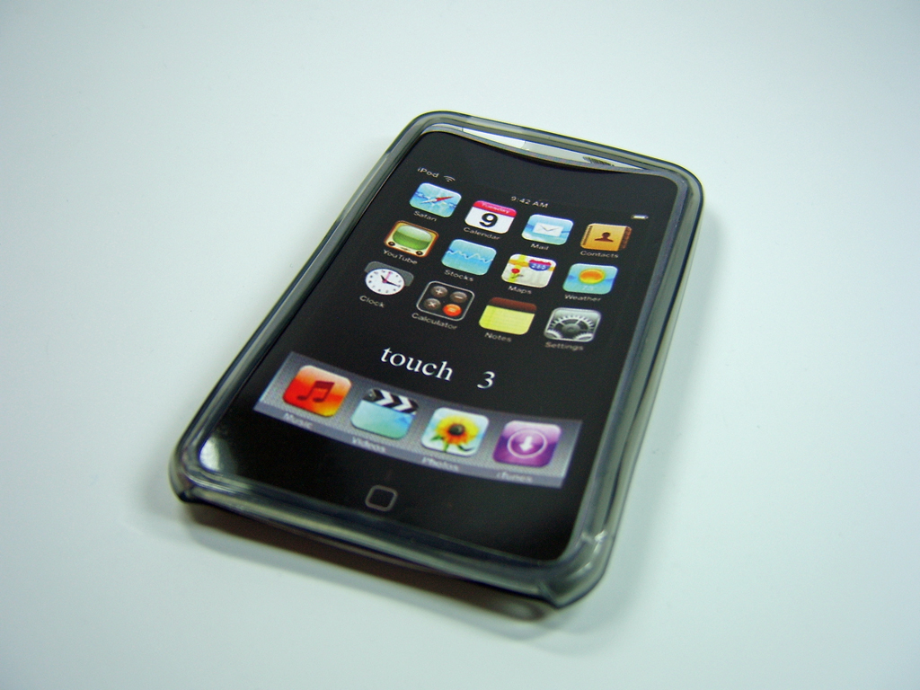 Silikon Case Smoke für Apple iPod Touch 2 / 3