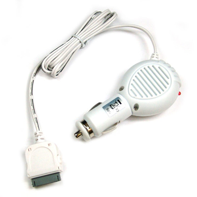 KFZ-Ladekabel (12V/24V) für Apple iPad weiß