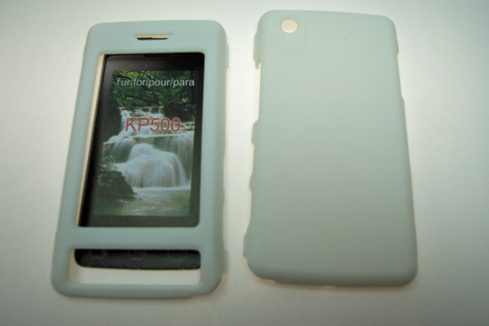 Crystal Case White für LG KP500 Cookie
