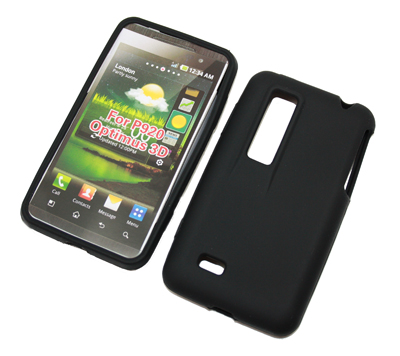 Silikon Case schwarz für LG P920 Optimus 3D