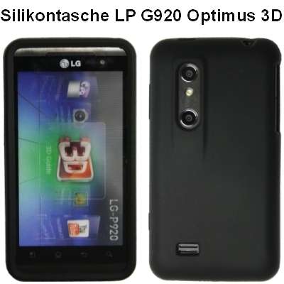 Silikon Case schwarz / LGP920 Optimus 3D