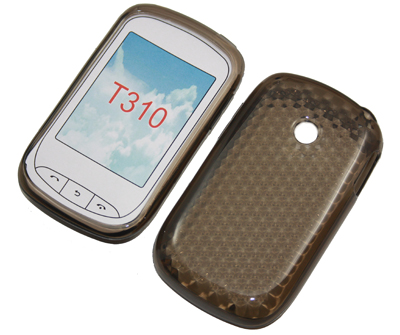 Silikon Case transparent schwarz für LG T310