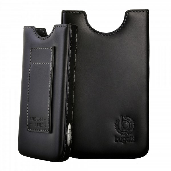 bugatti New Basic Leder Tasche für HTC Titan 07852