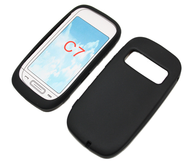 Silikon Case schwarz für Nokia C7-00