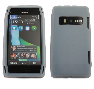 Silikon Case weiß für Nokia X7