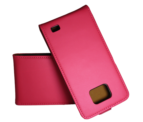 Premium Flip Tasche  für Samsung i9100 Galaxy S2 / S II in pink