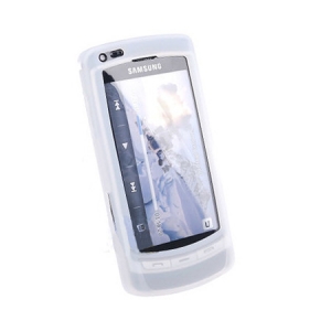 Silikon Case weiss für Samsung i8910 Omnia HD