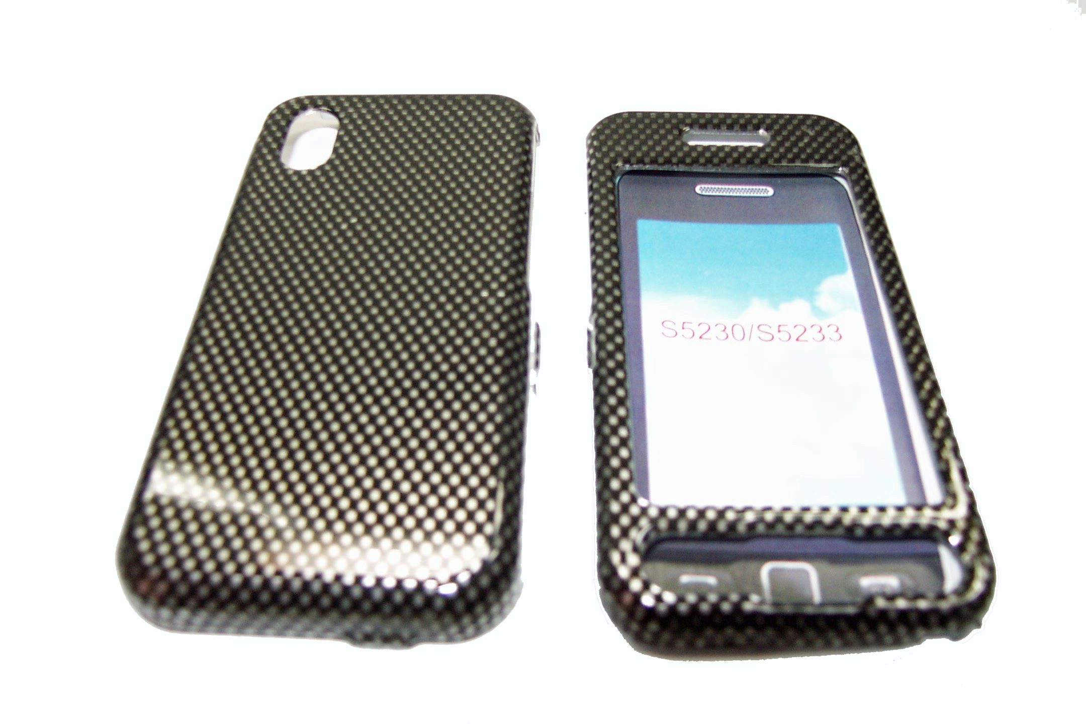Crystal Case carbon look für Apple iPhone 3Gs
