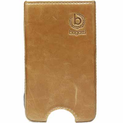 bugatti Basic Plus Leder Tasche für HTC Titan in sahara 07861