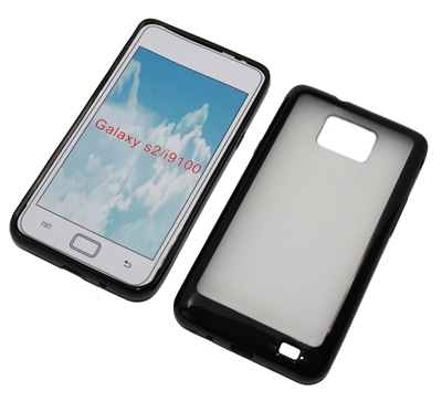 Protector Case schwarz für Samsung I9100 Galaxy S II