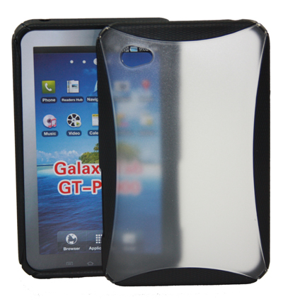 Protector Case schwarz gerahmt für Samsung Galaxy Tab