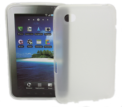 Silikon Case transparent weiss für Samsung Galaxy Tab