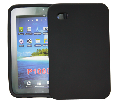 Silikon Case schwarz für Samsung Galaxy Tab