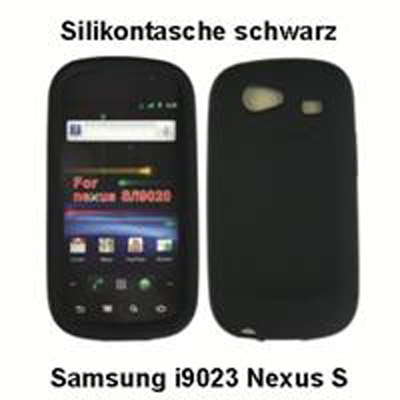 Silikon Case schwarz für Samsung i9023 Nexus S