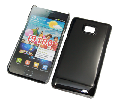 Crystal Case einteilig schwarz für Samsung I9100