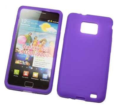 Silikon Case lila / Samsung I9100