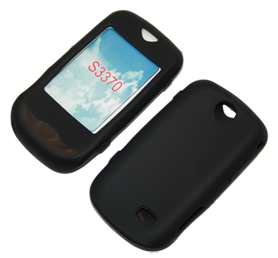 Silikon Case schwarz für Samsung S3370