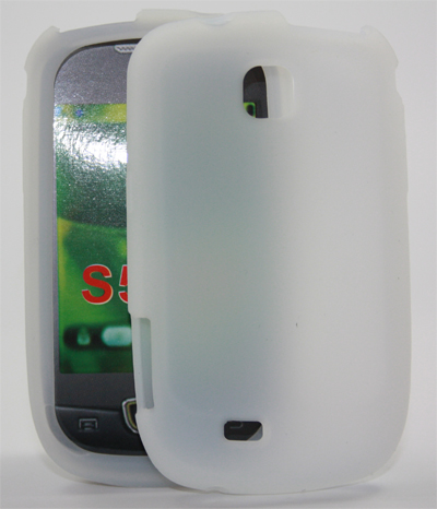 Silikon Case weiss für Samsung S5570