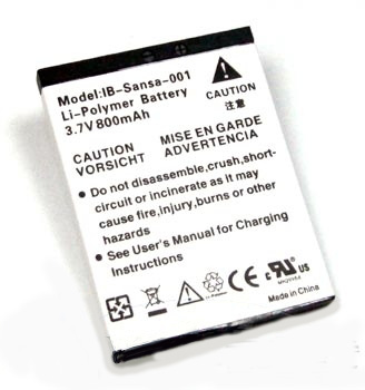 Akku für SanDisk Sansa e200 e250 e260 e270 e280 Li-Pol