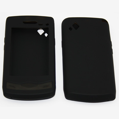 Silikon Case schwarz für Samsung S8500 Wave