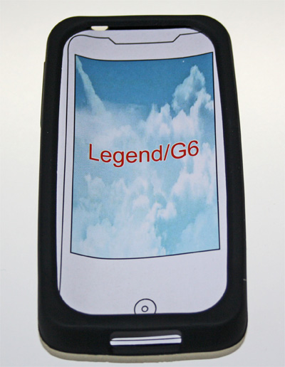 Silikon Case für HTC Legend schwarz