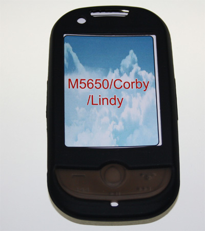 Silikon Case für Samsung M5650 schwarz