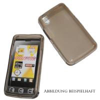 Silikon Case schwarz-transparent für Google Nexus One