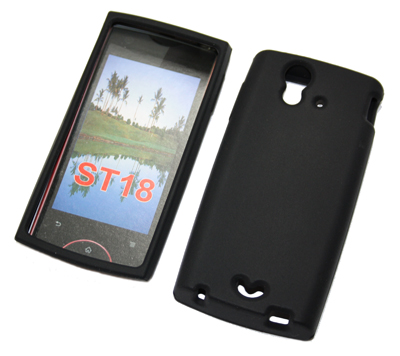 Silikon Case schwarz / Sony Ericsson Xperia Ray
