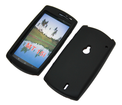 Silikon Case black Sony Ericsson Xperia Neo / MT 15i