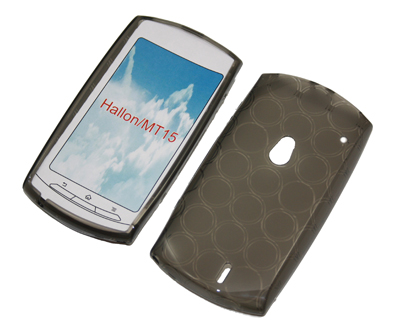 Silikon Case transparent schwarz Sony Ericsson Xperia Neo / MT 15i