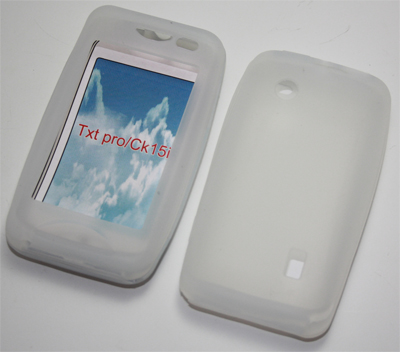 Silikon Case weiß / Sony Ericsson TXT Pro