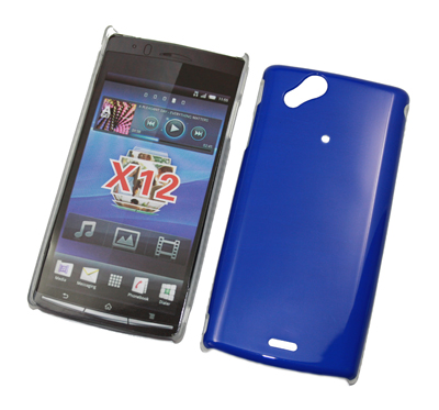 Crystal Case einteilig blau für Sony Ericsson X12