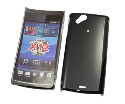 Crystal Case einteilig schwarz für Sony Ericsson X12