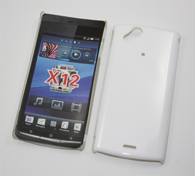 Crystal Case einteilig weiß für Sony Ericsson X12