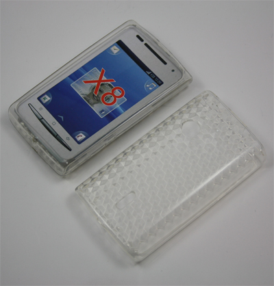 Silikon Case transparent für Sony Ericsson X8
