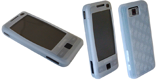 Silikon Case für Samsung S5600 in weiss