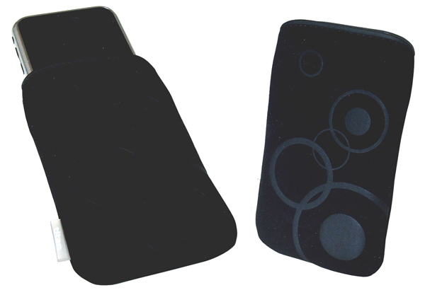 Neoprene Tasche / Slimcase mit Bubble-Muster