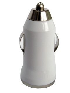 KFZ-Ladekabel (12V/24V) für USB TINY 0,7A weiß