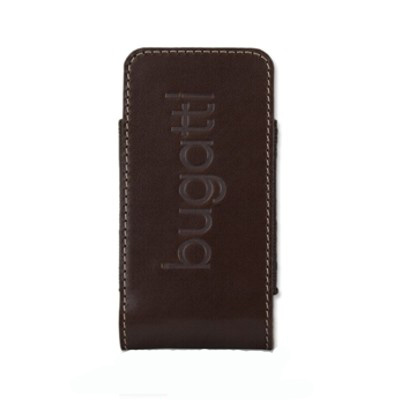 bugatti Twin Kalbsleder pouch Tasche size S brown
